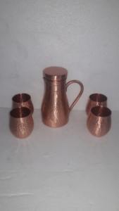 Jarra de Cobre de Alta Calidad con Tapa, Diseño Clásico, Gran Capacidad, Beneficios Antimicrobianos para el Hogar y Viajes - Product Image 5