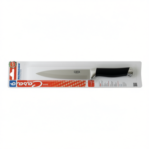 Cuchillo de Cocina CASA con Hoja de Acero Inoxidable de 16 cm, Negro y Cromado BV90770 - Product Image 2