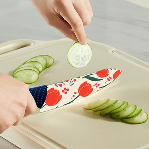 Novedades, Juego de Cuchillos para Carne de Plástico con Hoja de Cerámica Personalizada, Vajilla de Lujo, Servicio de Restaurante de Alta Cocina, Precio de Fábrica - Product Image 4