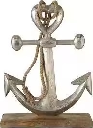 Figurine d'ancre en laiton élégante HMA Handicrafts pour thème nautique - Product Image 3