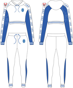 Chándal con botones a presión Zeta Phi Beta personalizado para mujeres, conjunto de chaqueta y pantalones con capucha para eventos de vida griega y hermandad - Product Image 6