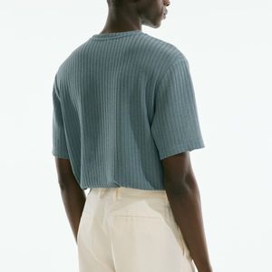 Camisetas al por mayor hombres deportes manga corta poliéster algodón de gran tamaño liso en blanco camiseta - Product Image 3