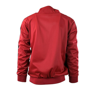 Conjunto de chándal corto cortavientos para hombre con cremallera de 2 piezas personalizado OEM con chándal de invierno con cremallera de poliéster - Product Image 5