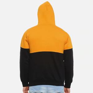 Vente en gros de sweat-shirts à capuche surdimensionnés pour hommes avec logo personnalisé, en coton molletonné uni, à épaules tombantes, style streetwear - Product Image 2