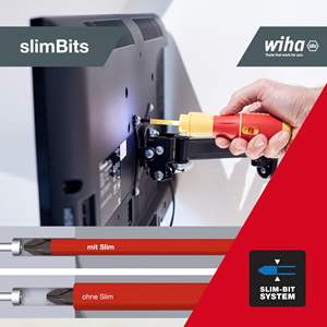 Juego de 7 Destornilladores Eléctricos Inalámbricos SlimBits con Luz LED, Cable de Carga USB y Mini Torque L-Boxx de 0.4 nm 1 nm - Product Image 6