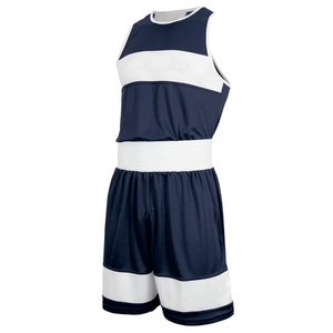 Uniforme de Boxeo Color Azul Más Vendido, Conjunto de Shorts y Camiseta de Boxeo para Hombres, Mujeres y Niños, Transpirable - Product Image 1