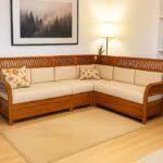 Ensemble de canapé d'angle convertible en bois de luxe en forme de L avec canapé-lit pour salon - Product Image 2