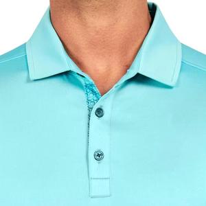 Venta al por mayor ligero 4 Way Stretch Sport Slim Fit Flamingo patrón estampado Golf Polos para hombres - Product Image 6