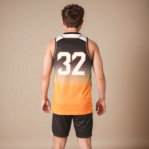 ชุดยูนิฟอร์มบาสเก็ตบอลแบบมืออาชีพ ระบายอากาศได้ดี ไซส์พลัส  รับสั่งทำพิเศษ พิมพ์ลายแบบซับลิเมชั่นเต็มตัว ผลิตจากโพลีเอสเตอร์ 100% ป้องกันแบคทีเรีย - Product Image 2
