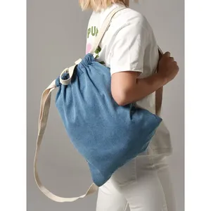 Mochila Deportiva de Mezclilla Personalizable para Promoción de Gimnasios y Eventos Deportivos - Product Image 1