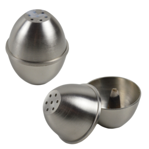 Soporte de incienso de diseñador ovalado de último diseño con diseño de acabado de color plateado brillante y soporte de incienso de Metal completamente de latón - Product Image 1