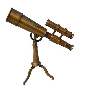 Télescope en laiton de catégorie vintage avec finition rustique pour les laboratoires de sciences nautiques à des fins éducatives Télescope en laiton - Product Image 3