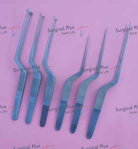 Juego de 6 Pinzas Neuroquirúrgicas Yasargill para Tumores y Micro Bayoneta - Product Image 3