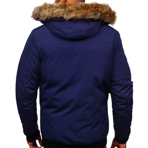 Abrigos largos de invierno para hombre, a prueba de agua, a prueba de viento, grueso, acolchado, de algodón, chaqueta para hombre, Parkas acolchadas, chaqueta extraíble con capucha - Product Image 2