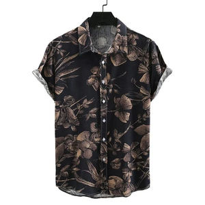 Logo personnalisé de créateur, chemise décontractée à boutons, fabricant, Pakistan, Polyester imprimé, chemise pour hommes - Product Image 5