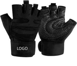 2025 unisexe demi-doigt Fitness gants de gymnastique avec support de poignet Offre Spéciale gants d'haltérophilie hommes femmes Sports de plein air pêche - Product Image 3