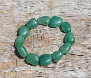 Classic Green Strawberry Quartz Tumbled Beaded <b>for</b> <b>Bracelet</b> <b>for</b> Parties Weddings or Anniversaries - Product Image 3