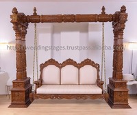 Balançoire en teck sculptée à la main en forme d'éléphant, qualité supérieure, design moderne, mobilier d'extérieur, taille personnalisable