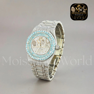 Montre de luxe pour homme en moissanite sertie de diamants, automatique, style hip-hop, livraison gratuite, directement de l'usine - Product Image 4