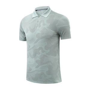 Nueva llegada hombres Polo camiseta diseño personalizado material transpirable casual patrón sólido manga corta verano bajo pedido mínimo - Product Image 2