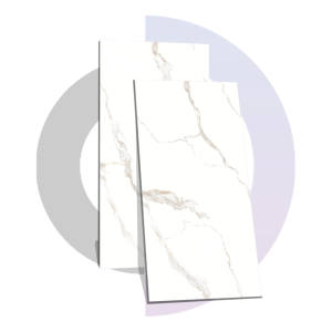 Carreaux de sol en porcelaine de haute qualité brillants 600x1200MM Faron Statuario - Product Image 1