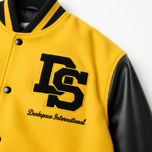 Personnalisable Nouveau Design Varsity Jacket Chenille Broderie Durable Matériau Chaud Manches en Cuir Support en Métal Hiver Avant - Product Image 3