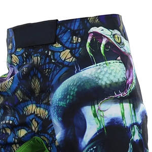 Short MMA personnalisé conçu par sublimation, équipement de sport respirant de haute qualité pour l'entraînement de boxe d'arts martiaux, vente en gros - Product Image 4