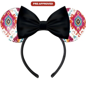 ที่คาดผมสั่งทำพิเศษพร้อมดีไซน์ฟาร์มเฮาส์ที่ได้รับการอนุมัติล่วงหน้า  แบบหูหนู  อุปกรณ์ตกแต่งผมตามคอนเซ็ปต์สั่งทำ - Product Image 1