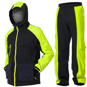 Veste de randonnée imperméable à manches longues respirante avec logo personnalisé à coupe décontractée pour hommes - Product Image 1