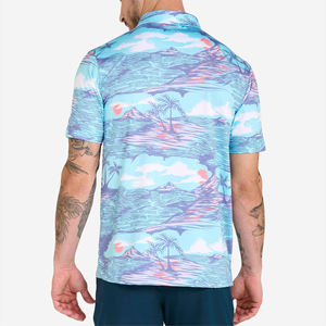 Camisas de Golf para Hombre para Torneos, Antiarrugas, 100% Algodón, Diseño Elegante de Bolsillo de Alta Calidad, Corte Regular - Product Image 3