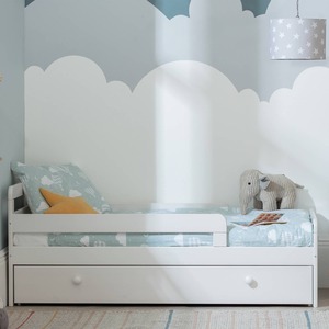 Moderne Witte Stijl Kids Slaapkamer Meubels Kinderen Stapelbed Frame Met Opslag Huis Meubelen Huis Woonkamer Aangepaste Paneel - Product Image 1