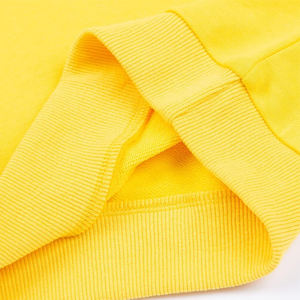 Bonne qualité Streetwear enfant en bas âge sweat couleur jaune poids lourd col rond enfants Baggy sweats pour tenue décontractée - Product Image 4