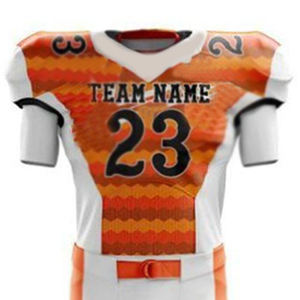 Customized Personalized Team Name Number 100% Polyester Sublimated American Football Tops <b>Men's</b> American Football Jersey - Product Image 4