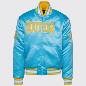 Veste bomber en satin brillant pour femmes, légère, manches longues, décontractée, fermeture éclair, vêtements de rue, tendance, confortable - Product Image 2