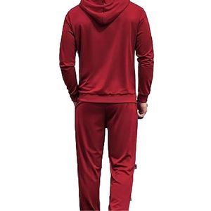 Conjunto Deportivo Unisex, Sudadera con Capucha y Pantalones Deportivos Holgados, 100% Algodón - Product Image 4