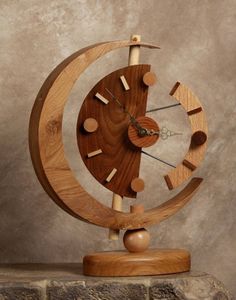 DRIVEN CUSTOMIZED WOODEN WALL <b>CLOCK</b> for ELEGANT HOME DECOR MODERN Natural Wood Color USB Powered Customized Service Retirement - Product Image 4