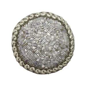 Broches de alto diseño de la mejor calidad Broche bordado de nueva moda #0708856 con decoración de encaje con cuentas de alambre de lingotes al por mayor - Product Image 5