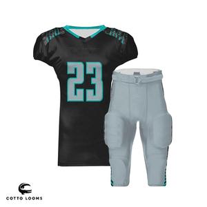 Maillot de football américain sublimé personnalisé et uniforme usine directe conception OEM vente en gros haute performance - Product Image 1