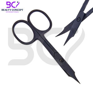 Ciseaux de manucure noirs 2026 en acier inoxydable, produit durable, lame tranchante, ciseaux de coupe professionnels pour cuticules et ongles - Product Image 2