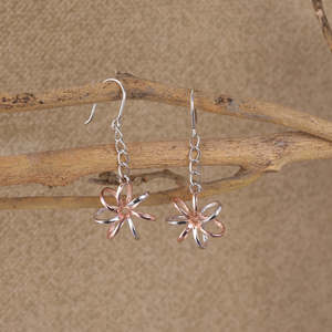 Pendientes florales de plata de ley 925 para mujeres y niñas, regalo perfecto - Product Image 2