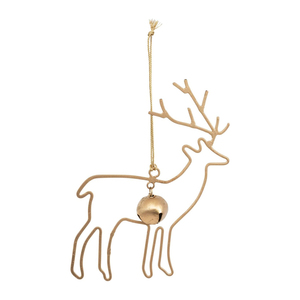 Venta caliente adornos de muñeco de nieve de Metal con campana de oro acabado para el hogar y la ventana del Hotel y producto de decoración de artículos para colgar en la pared - Product Image 5
