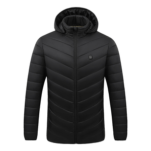 Combinaison de veste chauffante d'hiver pour hommes et femmes Réglage de la température à trois vitesses avec batterie rechargeable Vous garde au chaud - Product Image 1