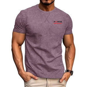 High Quality <b>Short</b> <b>Sleeved</b> T-<b>shirt</b> Half <b>Sleeved</b> T-<b>shirt</b> Round Neck Base <b>Shirt</b> and Simple Solid Color Loose Top Clothes - Product Image 3