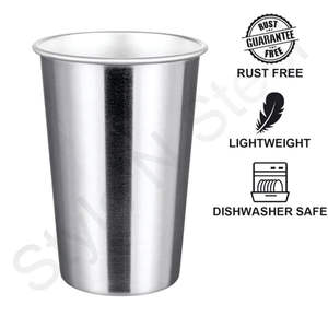 Accesorios de acero inoxidable Vasos de chupito Premium de acero inoxidable irrompibles Vaso de chupito Copa de vino con vaso clásico - Product Image 6