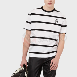 Venta al por mayor 100% algodón hombres camisetas calidad moda liso en blanco corriendo camisetas personalizadas con logotipo de diseño - Product Image 1