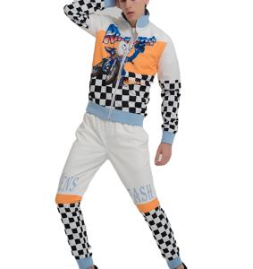 Printemps Automne Impression de logo personnalisé OEM Survêtements de sport décontractés à fermeture éclair Ensembles pour hommes Ensemble tricoté pour hommes Survêtement pour homme - Product Image 3