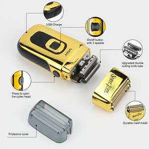 Afeitadora Eléctrica Recargable por USB para Hombre, Máquina de Afeitar Inalámbrica para Cara, Cuerpo, Barba, Cuello, Cabeza Calva y Piel Sensible - Product Image 4