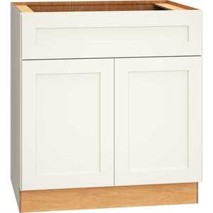 Armoire de base universelle de 30 pouces avec armoires de cuisine à double porte - Product Image 1