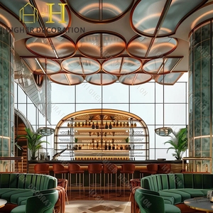 Exhibidores Personalizados para Restaurantes Románticos, Muebles para Restaurantes, Mostrador para Cafeterías, Diseño de Decoración de Interiores para Restaurantes - Product Image 3