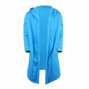 Jersey polar de algodón para hombre, Sudadera larga de neopreno con cremallera de doble cara, de alta calidad - Product Image 2